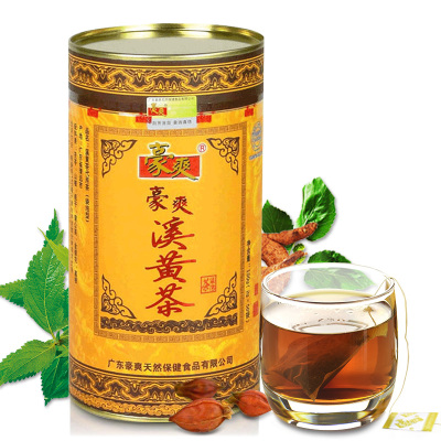 豪爽溪黄茶金罐装 溪黄草茶 精选连州溪黄草 应酬烟酒多加班熬夜