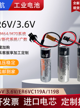 ER6VC119A电池M70系统3.6V锂东三PLC菱驱动器新代数控B加工中心芝
