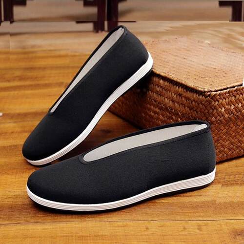 春夏软底防滑圆口透气老北京布鞋