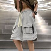 篮球短裤 子潮ins高街痞帅大码 男夏季 美式 6五分工装 裤 外穿运动中裤