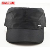 中老年春夏休闲运动户外老头帽平顶帽逛街男士 老人爸爸爷爷秋冬帽