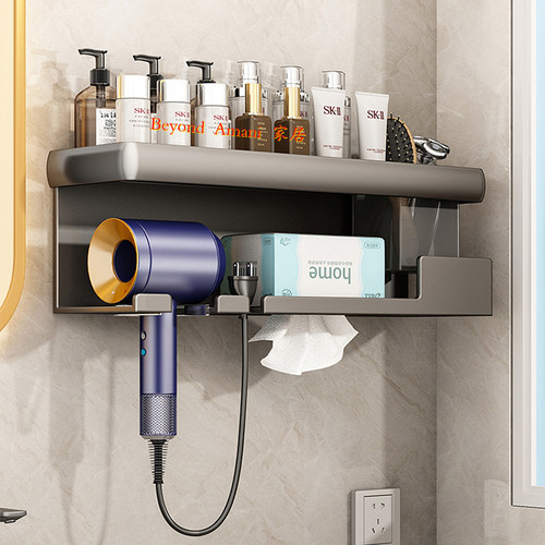 吹风机置物架卫生间免打孔