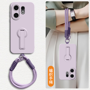 横竖双用支架适用vivoS50手机壳新款S30promini保护套s20全包防摔s19/18/17t腕带手绳16液态硅胶15软女外简约