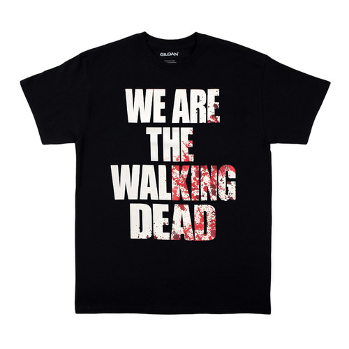 行尸走肉The Walking Dead 美剧宽松男女情侣美式复古纯棉T恤tee