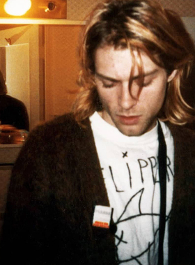 Nirvana乐队 柯本Kurt Coban同款 T恤复古vintage摇滚涅槃纯棉tee