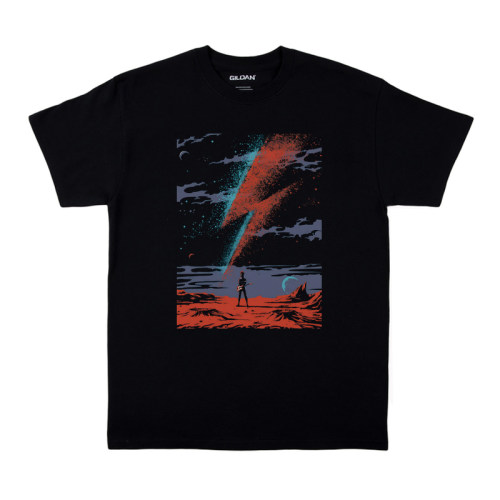 大卫鲍伊David Bowie美式宽松bf复古vintage男女纯棉T恤tee shirt