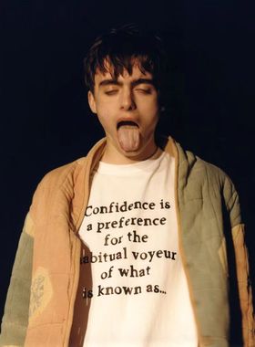 Blur模糊乐队Parklife歌词字母印花摇滚复古男女夏季圆领短袖T恤