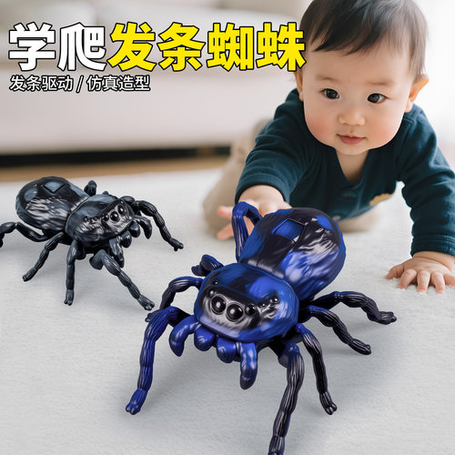 发条昆虫世界儿童爬行知了玩具