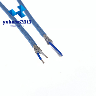 176 M17 00002两芯镀银双绞线 进口三同轴射频线 1553B总线连接线