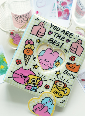 小猫内心大宇宙3寸卡册5活页拍立得卡册宝丽来wide相册影集收纳册