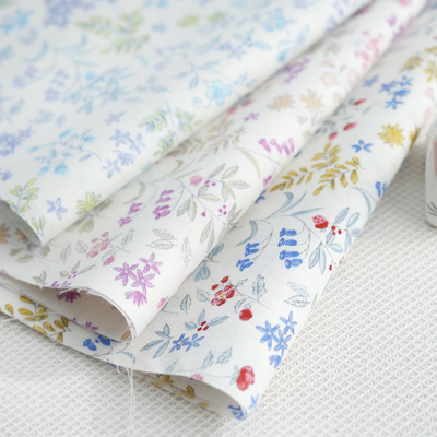 洋装娃衣汉服手绘风小纯棉布料