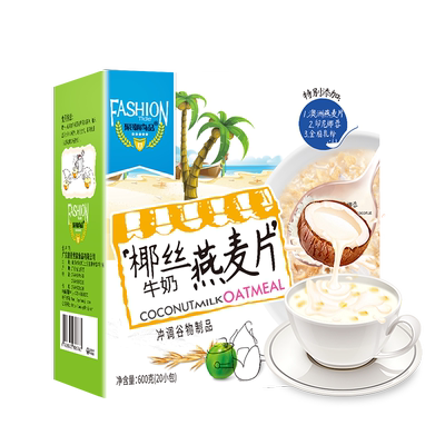 椰丝搭档小袋装600g早餐燕麦片