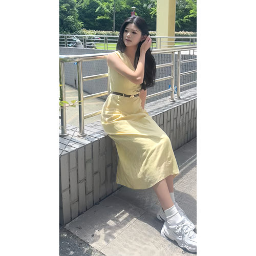 26夏莱赛尔亚麻连衣裙EWE372Y13
