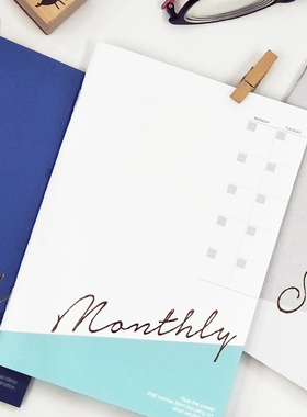 SEASON台湾四季自填规划手册32KB6周月读书计划记事手帐商务本子