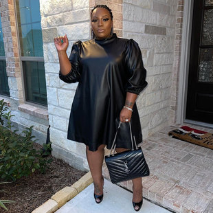 size dress 大码 Ladies Women big plus Winter Warm