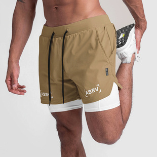 Running Shorts Men s GYM Sport Fitness Short Pants健身男短裤