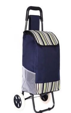 923176 Portable folding shopping cart trolley shopping bag