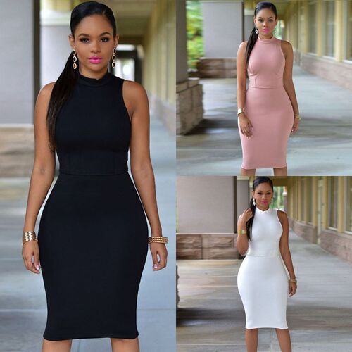 slim dresses women summer club dress bandage skintight dress