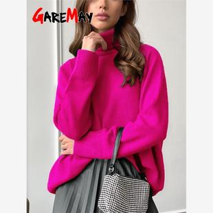 fashion Korean Sweaters Simple Elastic Women Autumn Sweater