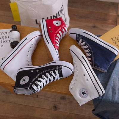 Canvas shoes women Casual big size sneakers2018新款帆布鞋女