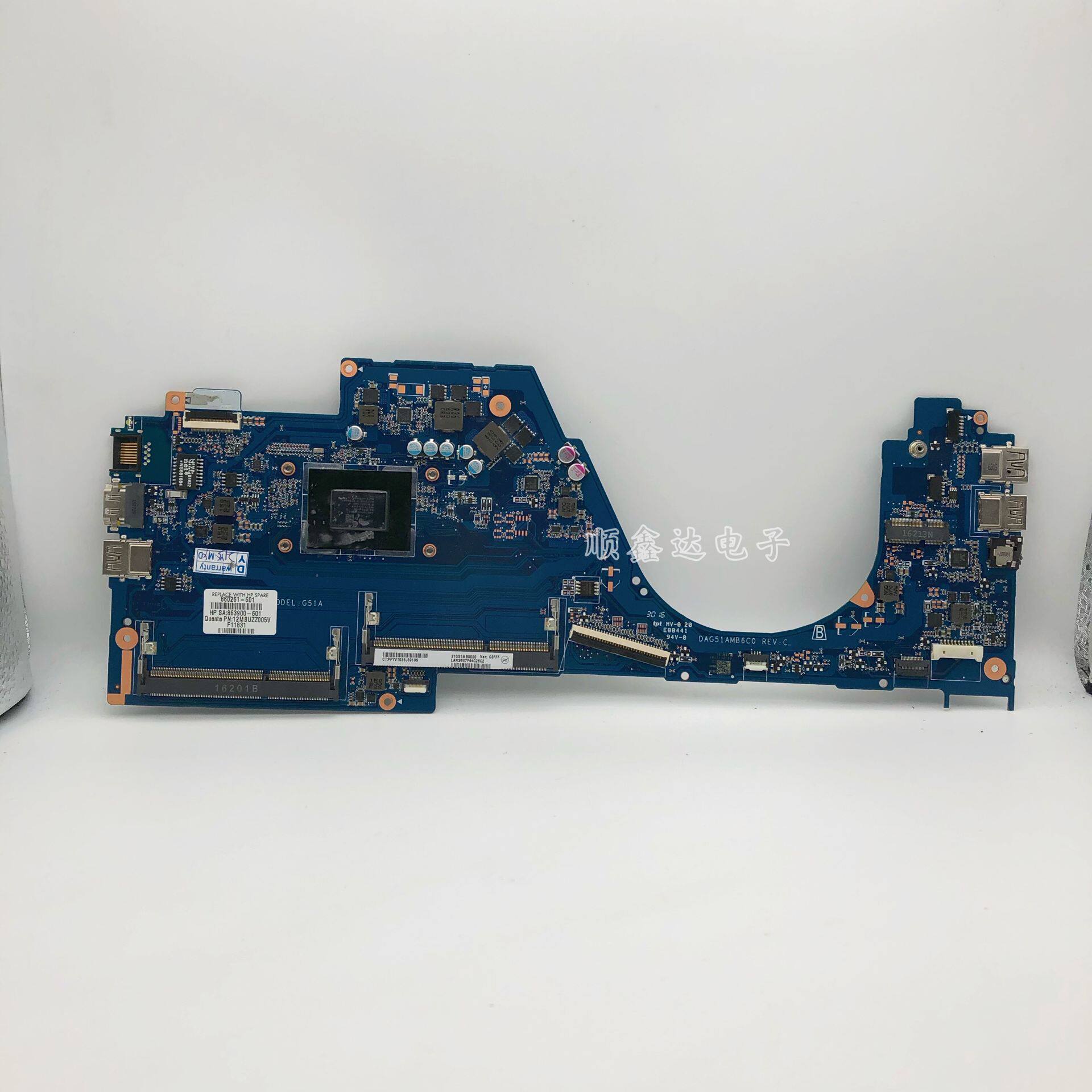 适用于惠普 tpn-q171 14-al av ar 860261-601 dag51amb6c0 g51a