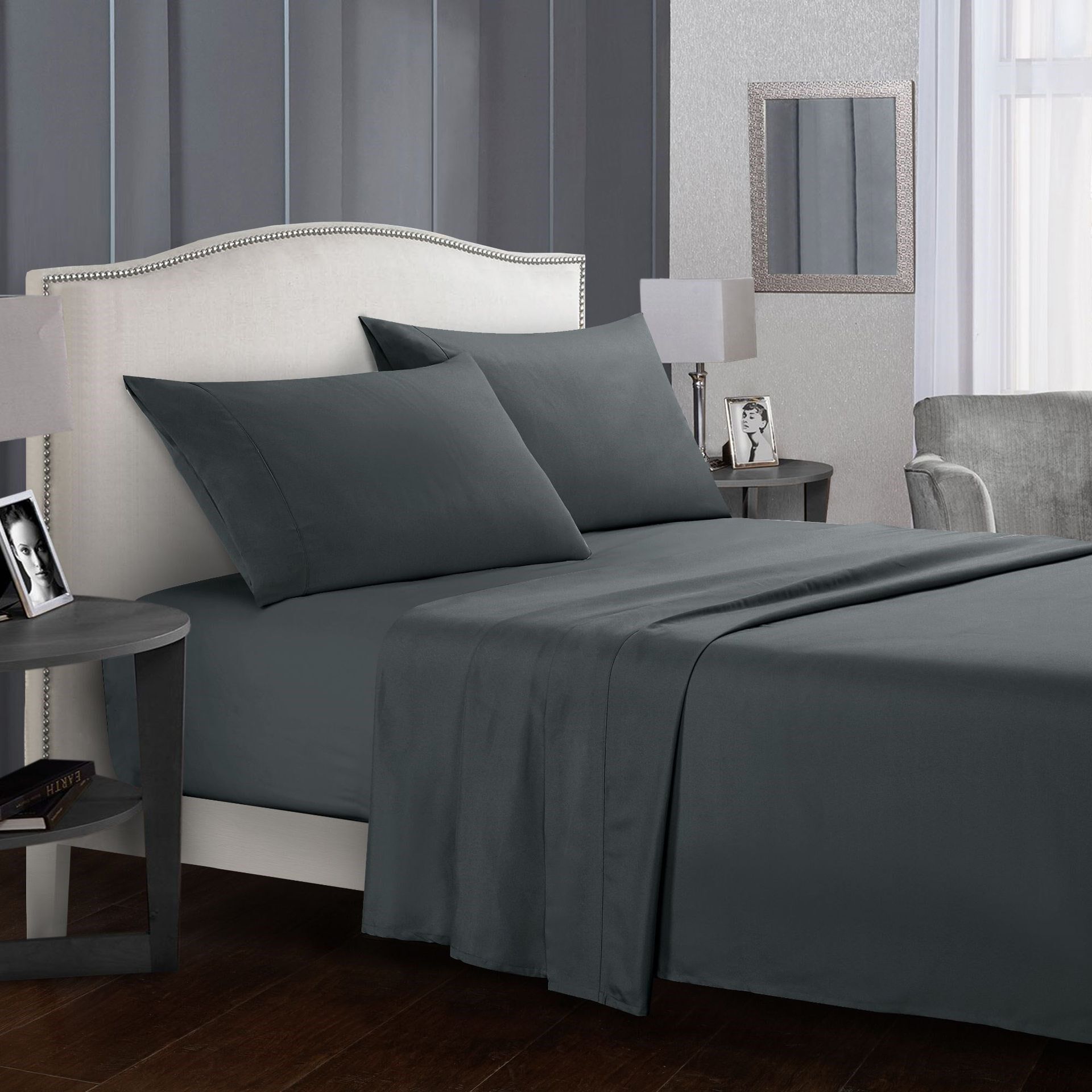 bed sheets fitted bedding sheet queen/king size 外贸四件套