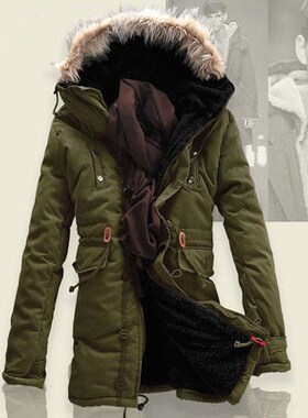 Men winter coat lamb wool liner thick padded jacket 男款棉衣