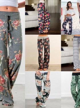 female leisure pants Loose casual trousers women宽松休闲长裤