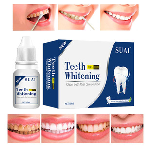SUAI Teeth Whitening Serum Cleans Mouth Freshens Breath fres