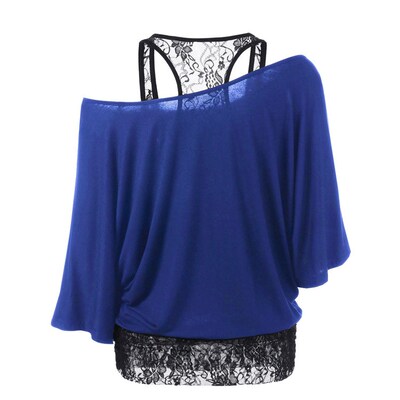 plus size lace t shirt women sexy blouse fashion casual tops