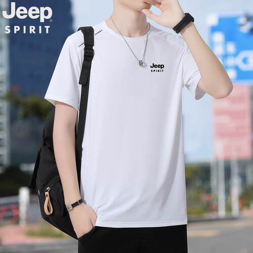 JEEPSPIRIT速干T恤男短袖