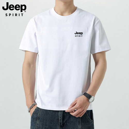 JEEPSPIRIT吉普夏季新款短袖T恤