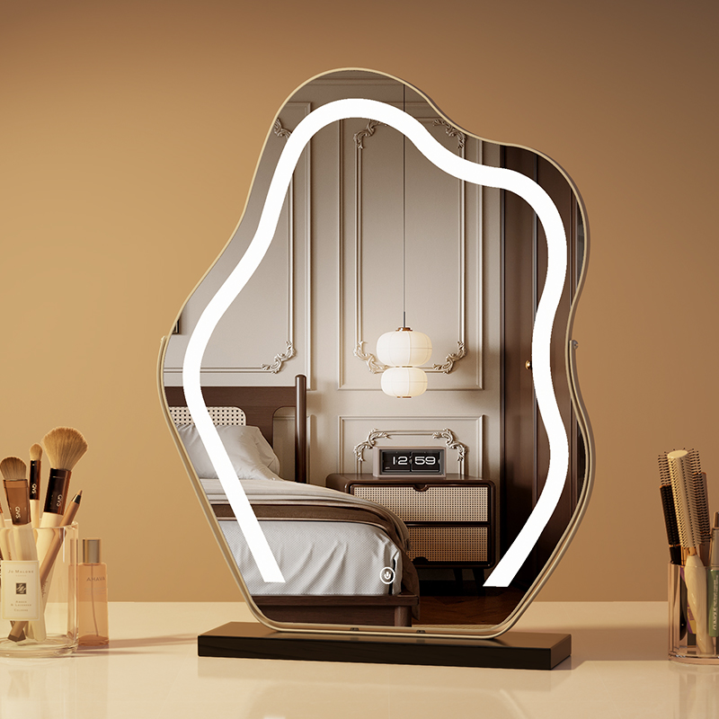 2025新款台式桌面云朵化妆镜