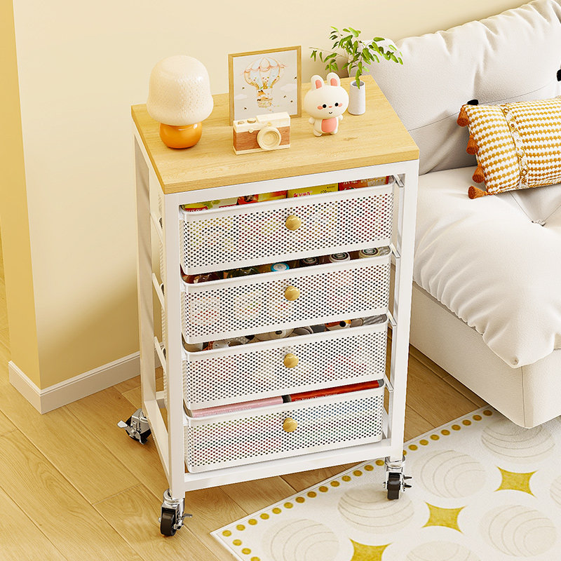 零食置物架落地多层高颜值移动小推车家用客厅茶几厨房收纳书架子,收纳整理,整理架/置物架/收纳架,淘宝优惠券,粉丝福利购,淘宝优惠卷