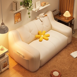 懒人沙发双人可躺可睡榻榻米出租屋卧室单人小沙发阳台休闲窝窝椅