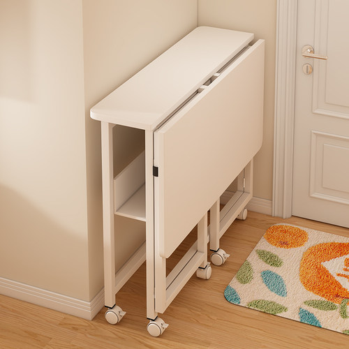 小户型折叠桌不占地可移动书桌家用电脑桌子懒人床边桌简易学习桌