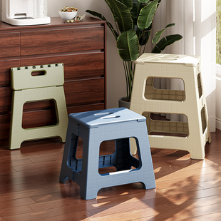 折叠凳加厚塑料椅子便携式小马扎浴室洗澡凳户外露营椅子钓鱼凳子