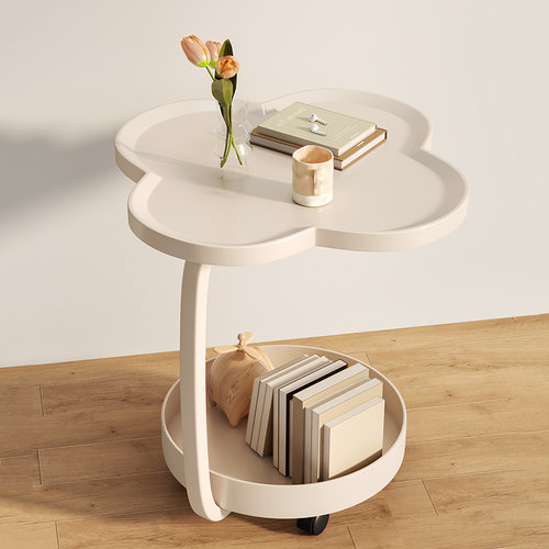 床头柜现代简约家用沙发茶几边几风桌子客厅移动置物架小茶几卧室