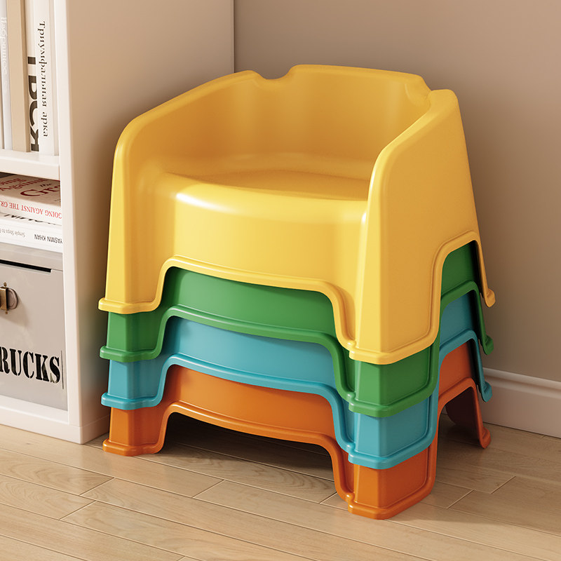 塑料小凳子家用儿童靠背椅宝宝凳子幼儿小椅子浴室洗澡防滑小板凳