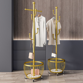 转角挂衣架落地卧室挂包架客厅房间简易立式 衣帽架网红室内置物架