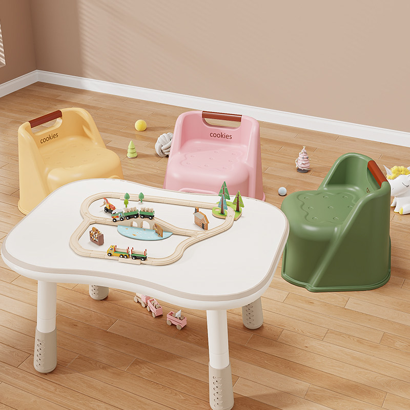 矮凳家用防滑宝宝餐椅可叠放茶几板凳儿童小凳子加厚塑料靠背椅,住宅家具,矮凳,淘宝优惠券,粉丝福利购,淘宝优惠卷