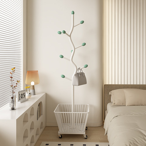 衣帽架落地卧室挂衣架简约现代立式可移动衣服架子家用客厅置物架