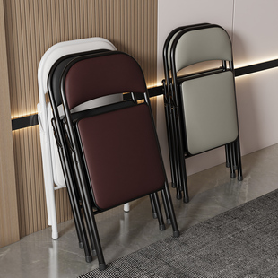 办公室会议可折叠椅子简易靠背写字椅便携书桌电脑椅家用舒适座椅