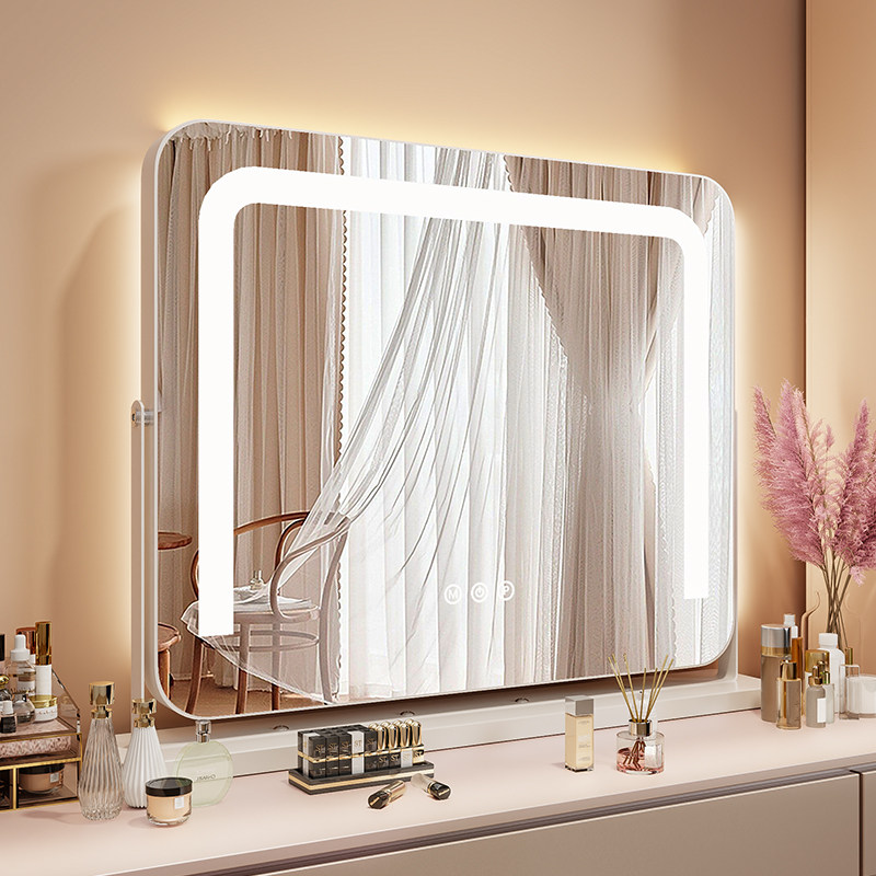 led化妆镜带灯智能台式桌面主卧