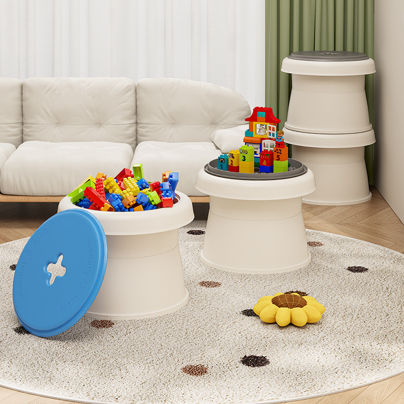 小凳子矮凳塑料儿童板凳可叠放加厚防滑家用厕所垫脚凳客厅脚踏凳