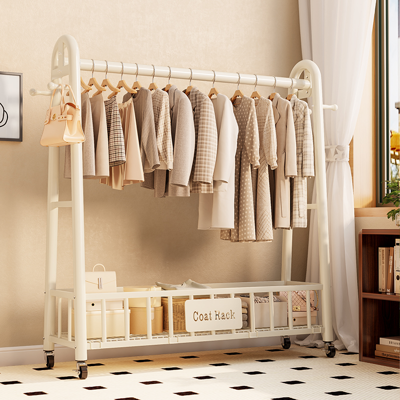 2025新款卧室奶油风挂衣架