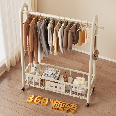 卧室落地衣架立式衣帽架金属挂衣