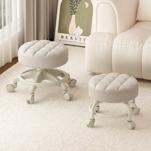 【五爪加固稳固不晃】万向轮凳子