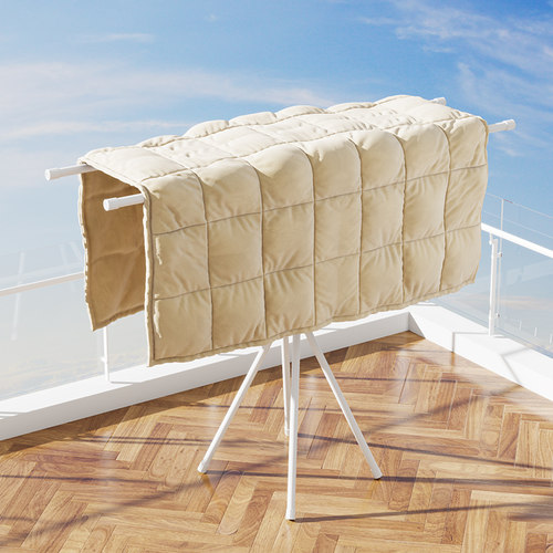 晾衣架落地室内家用阳台小型晒衣架卧室折叠挂衣杆简易晾衣服架子