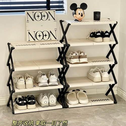 简易折叠鞋架子家用门口2025新款